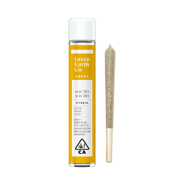 Photograph of product: Carambola | Diamond Infused Earth Tube Pre Roll - 1g - 