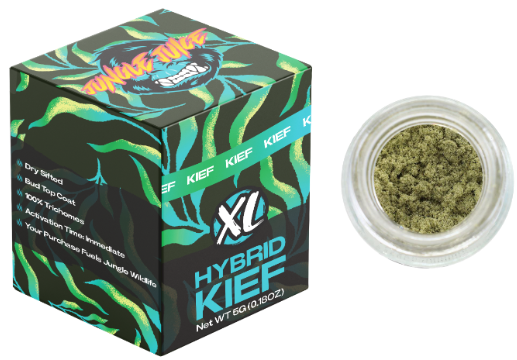 Photograph of product: Jungle Juice Prepacked Kief