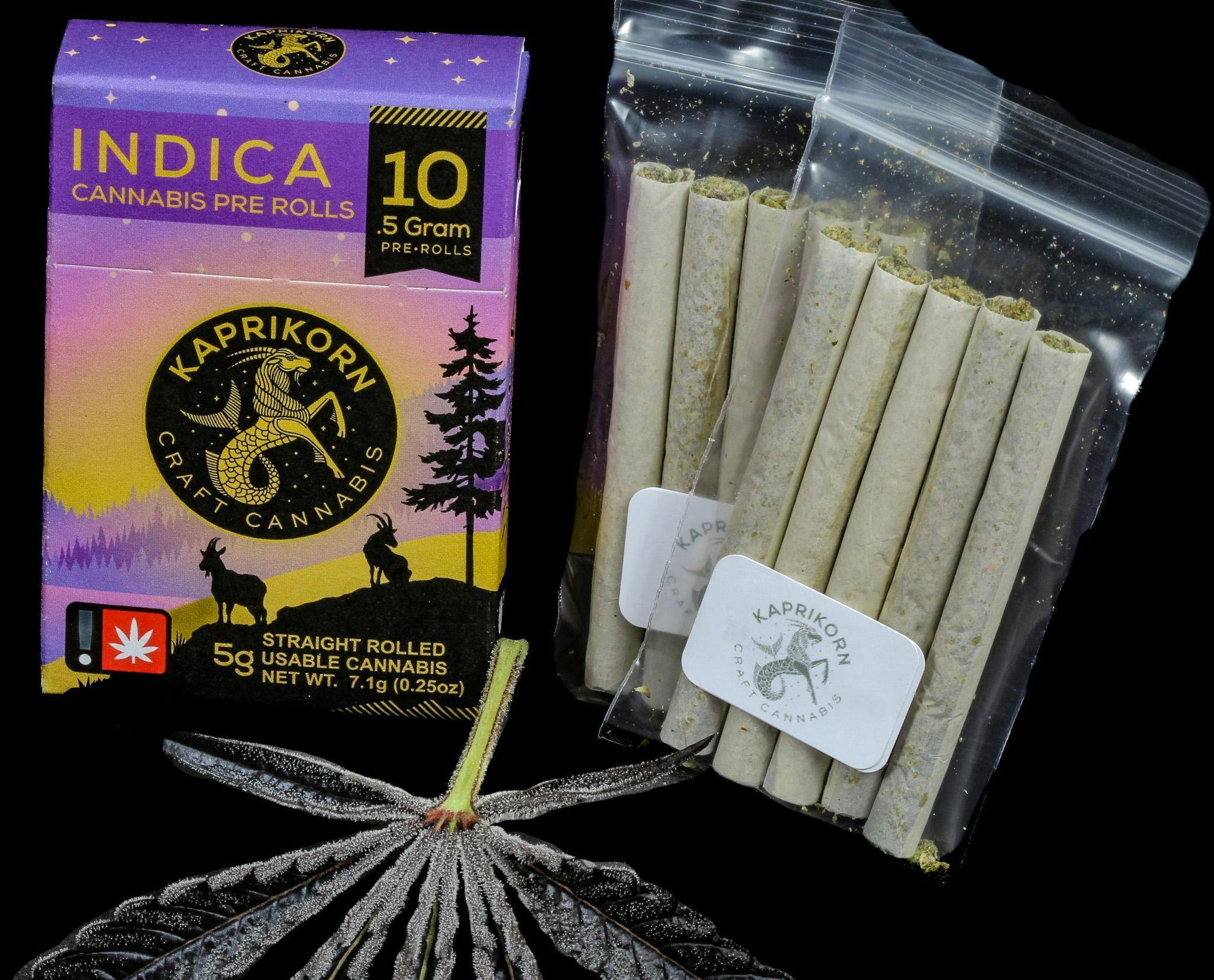 Photograph of product: KAPRIKORN | PRE-ROLL 10-PACK | ZAZHIMI / MULE FUEL