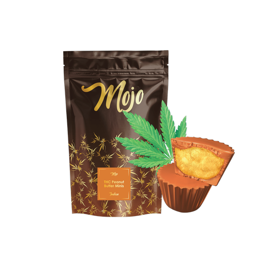 Photograph of product: Mojo - Peanut Butter Minis - Edibles - 200mg