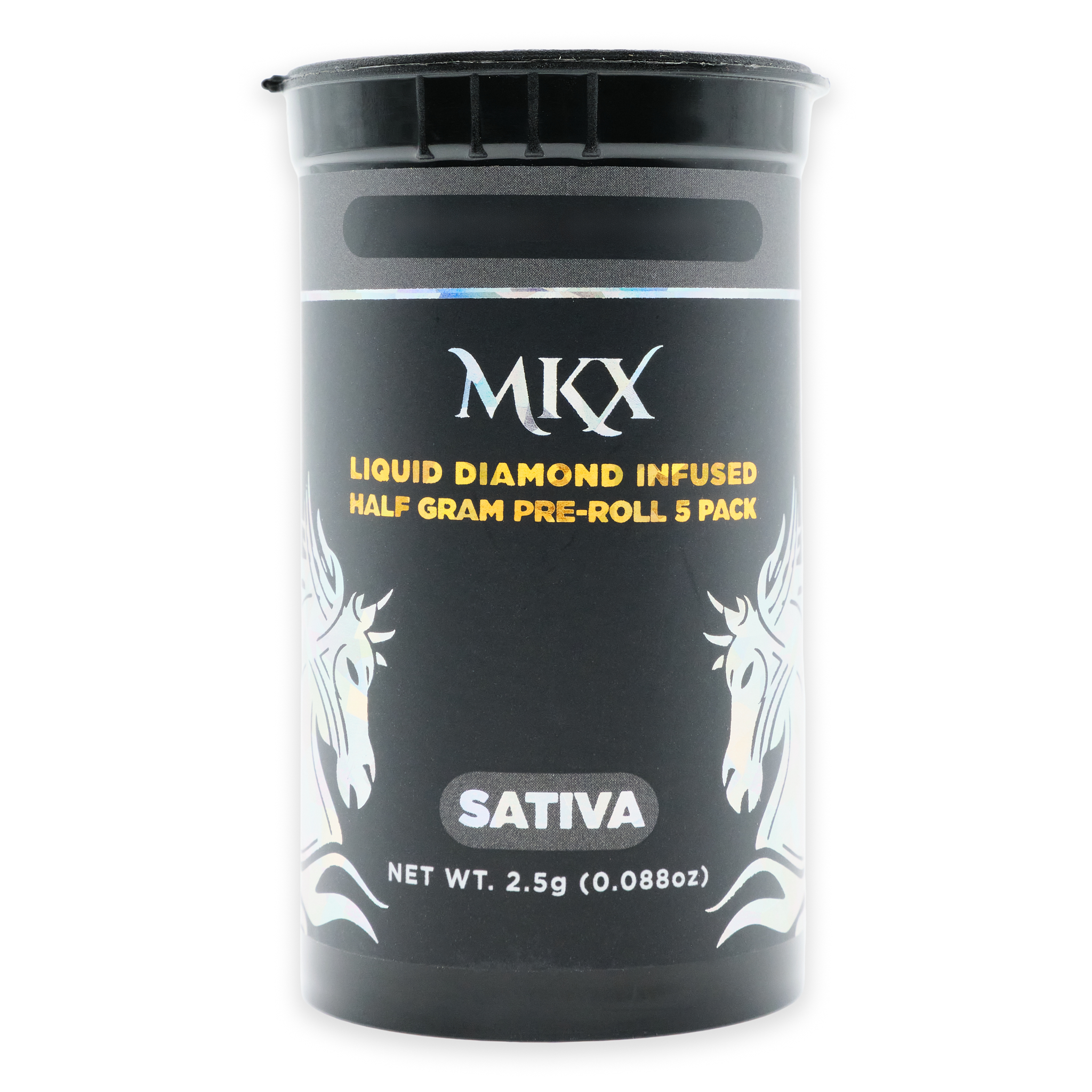 Photograph of product: Super Lemon Haze | .5G 5-Pack Liquid Diamond Infused Pre-Rolls