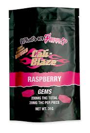 Photograph of product: Cali Blaze - 200MG Liquid Diamonds Infused Gems - Raspberry