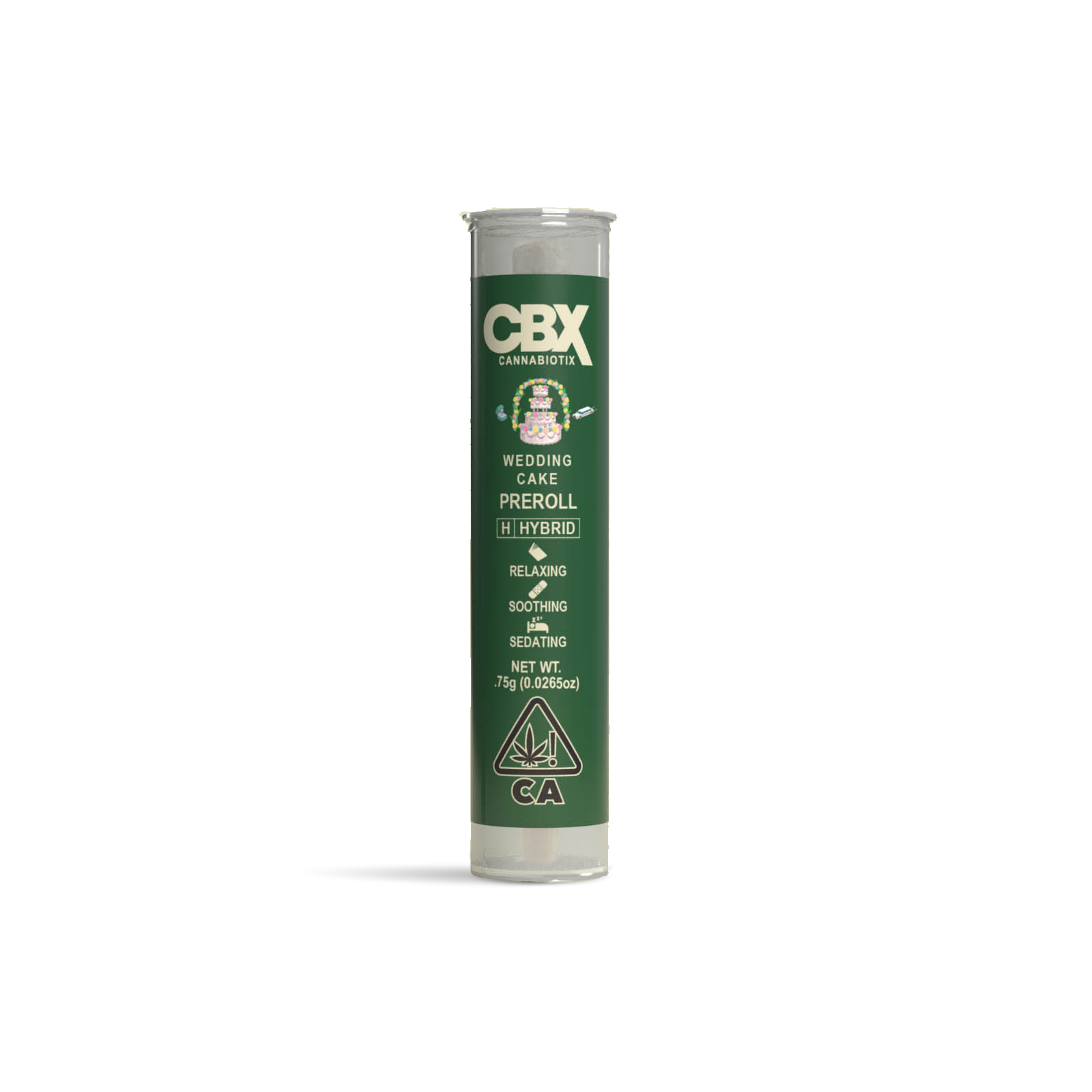 Photograph of product: Wedding Cake Pre-Roll | 0.75g