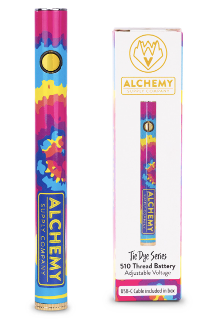 Photograph of product: WVA | Tie Dye 510 Battery