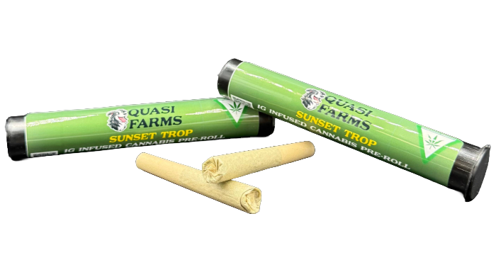 Photograph of product: Quasi Farms - Badder Pre-roll 1g - Mac Attack