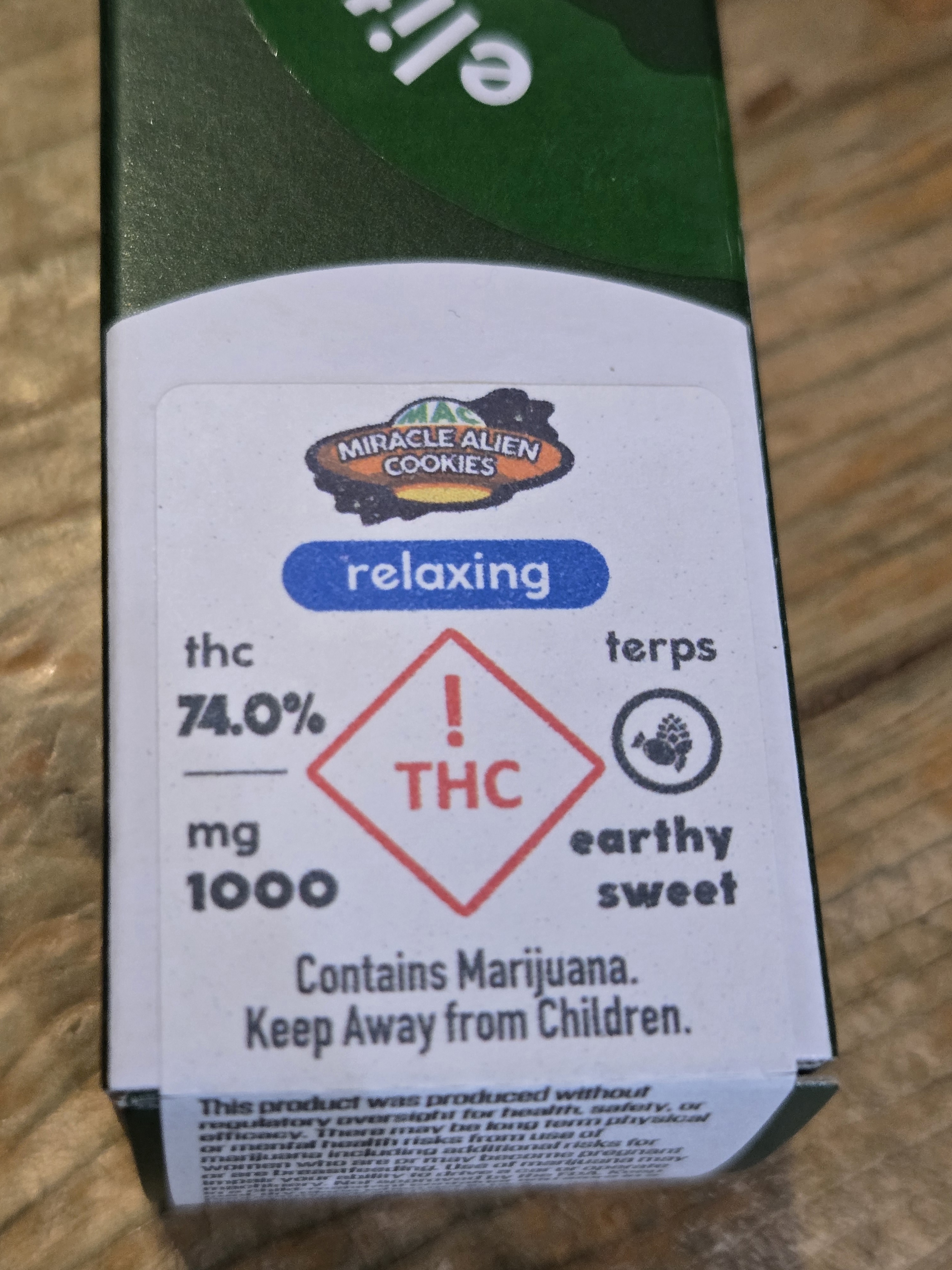 Photograph of product: Open - MAC Live Rosin Cartridge