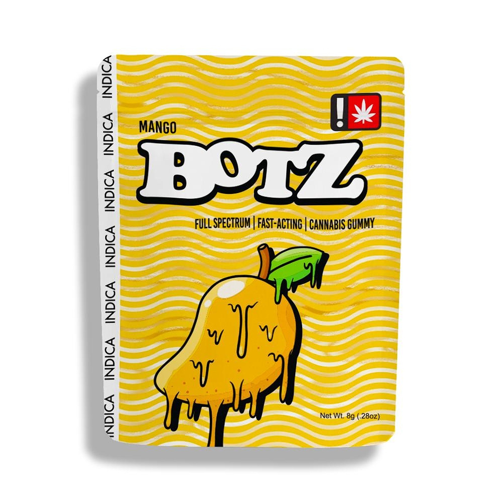 Photograph of product: (SOUR BOTZ) Mango - 100mg TH-oui