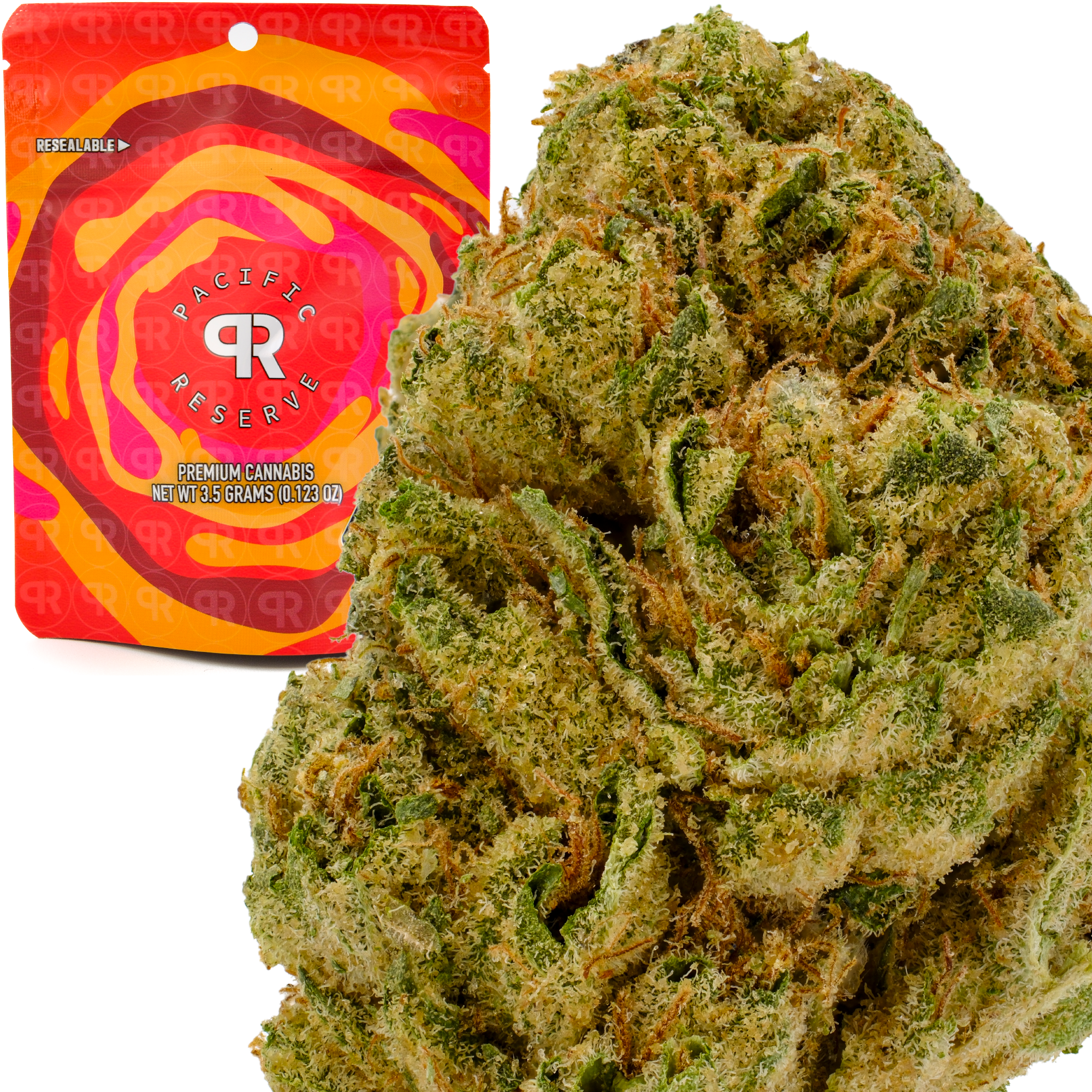 Photograph of product: White R*ntz 3.5g Bag - Pacific Reserve