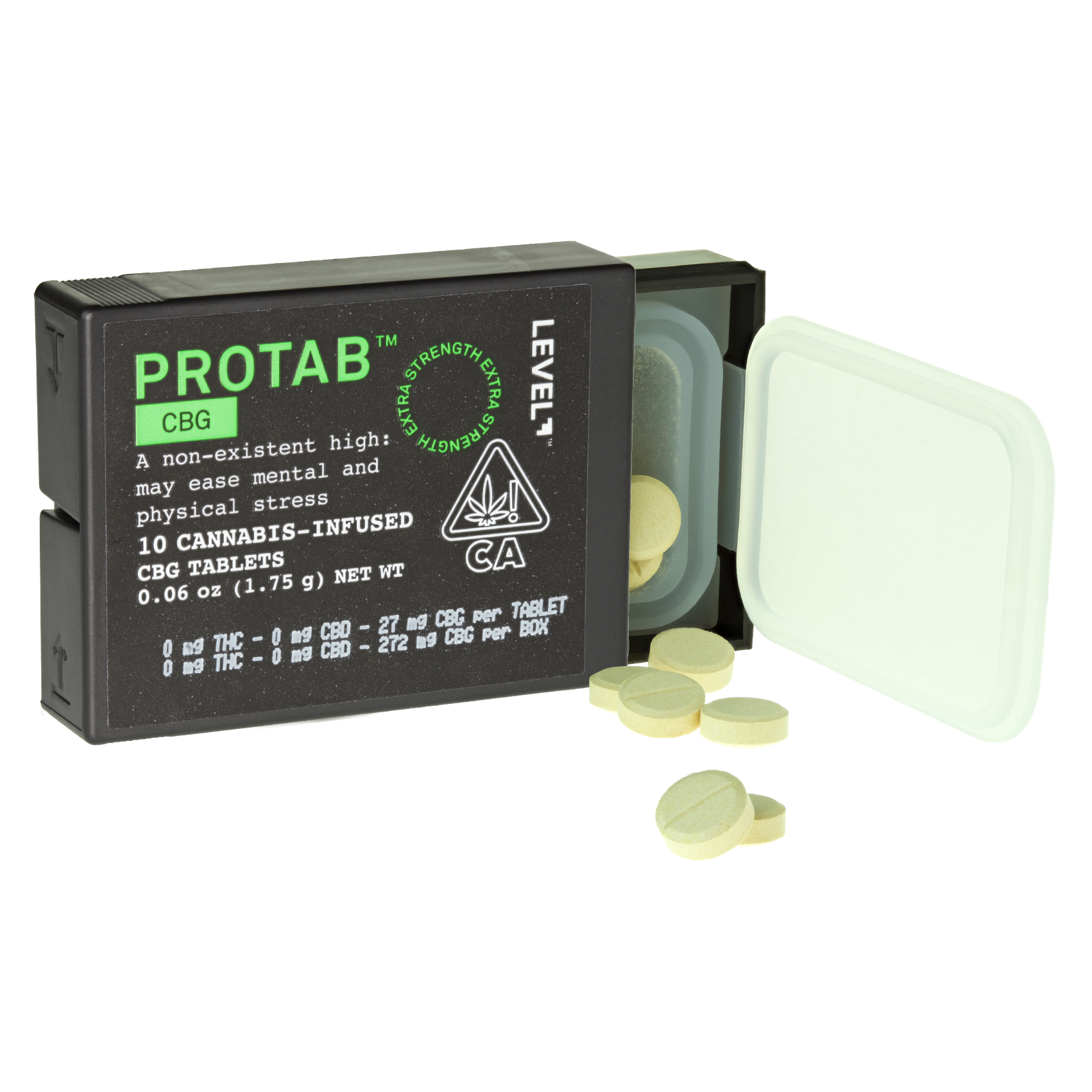 Photograph of product: CBG ProTab - 250mg Tablet 10pk | Level