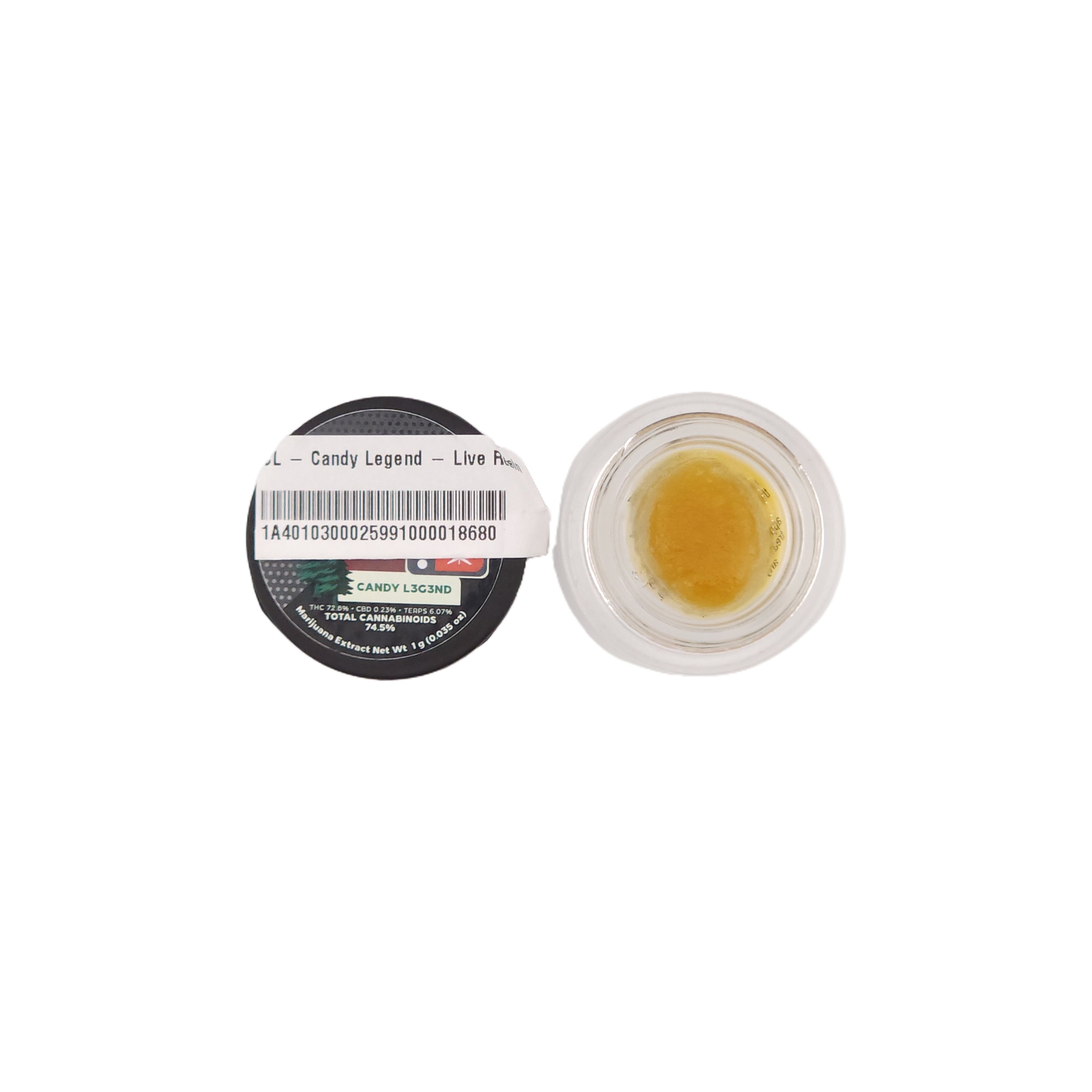 Photograph of product: Capital Oui'd | 1g Live Resin [H] | Candy Legend