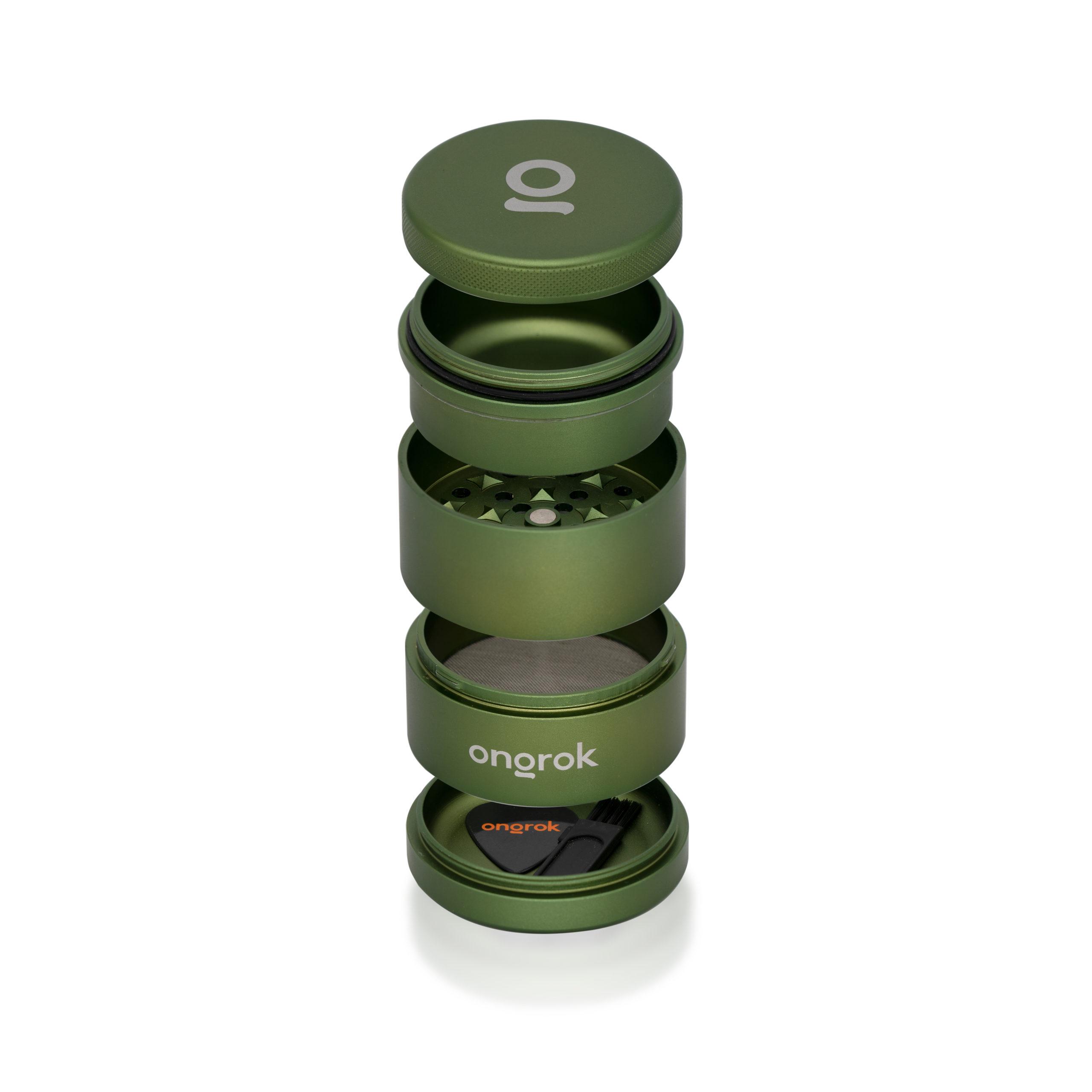 Photograph of product: Ongrok 5 Piece Storage Grinder (Green)