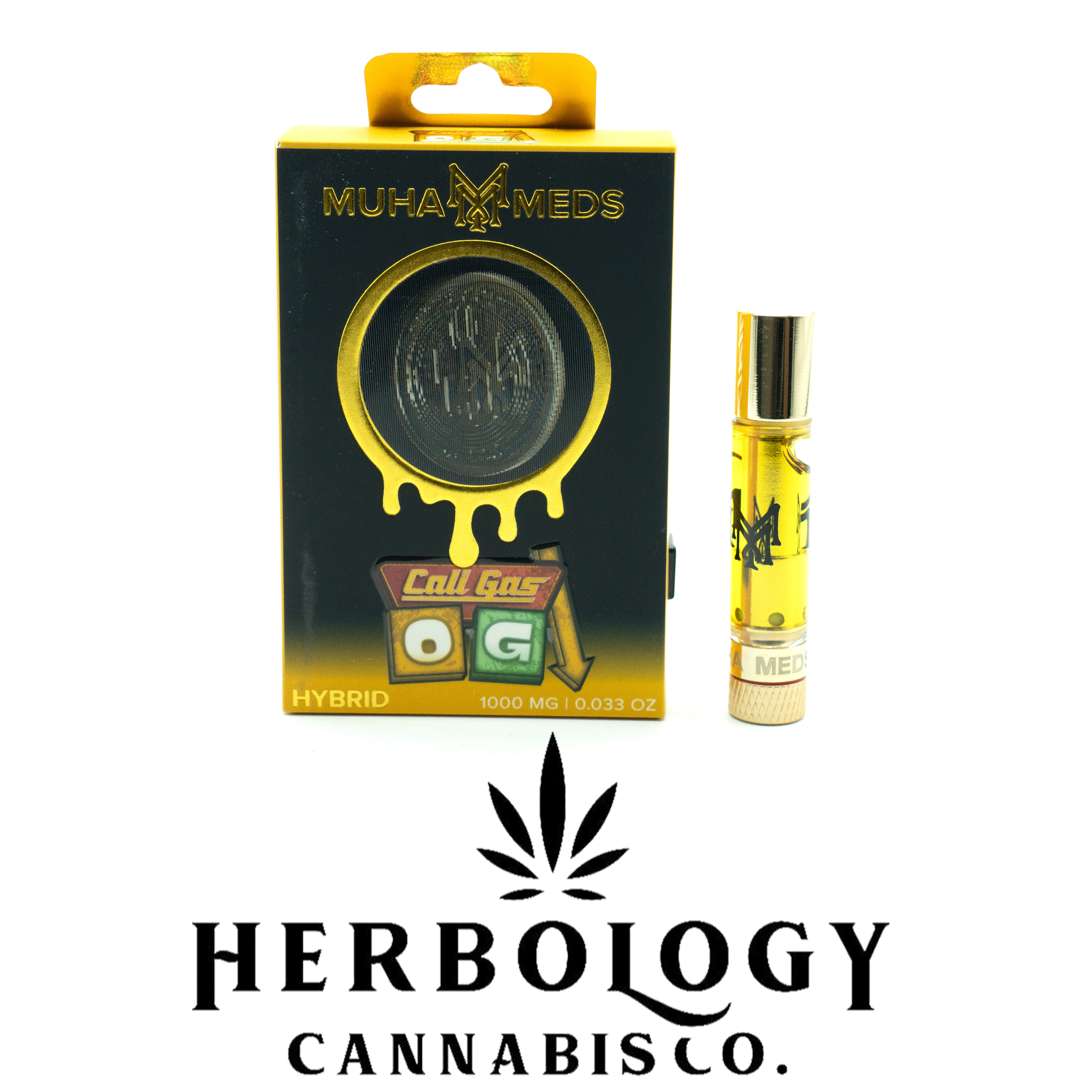 Photograph of product: Muha Meds | Distillate 510 Cart | Cali Gas | 1g