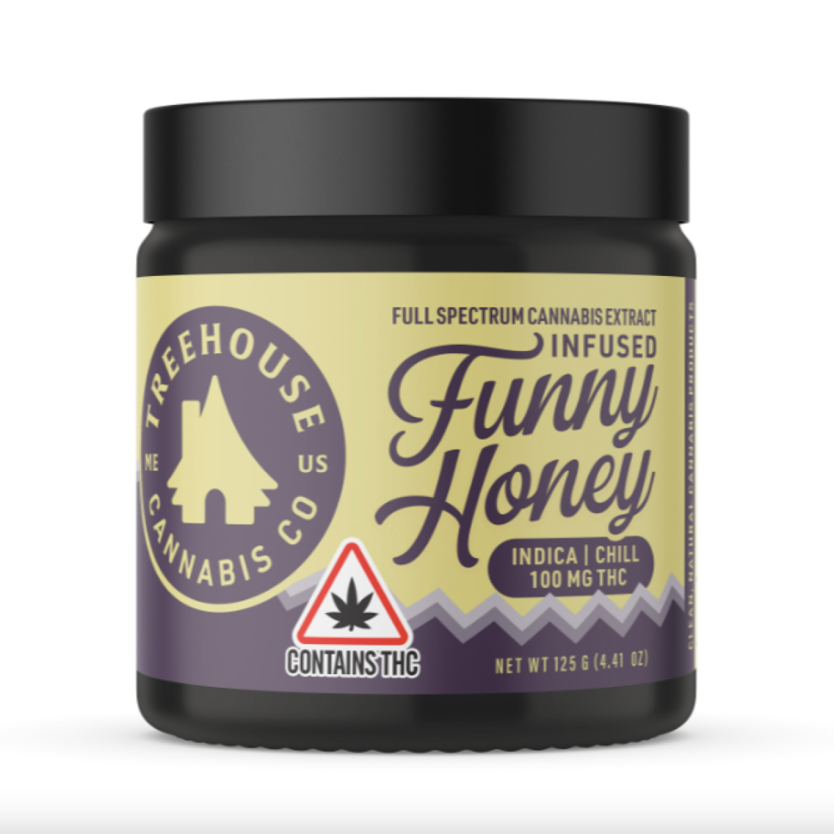 Photograph of product: Treehouse Oui'd - Funny Honey (Oui'd) - 100mg