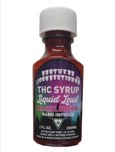 Photograph of product: Northern Connections Liquid Loud Syrup 200mg Sharkleberry
