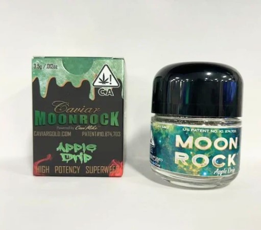 Photograph of product: CAVIAR GOLD | APPLE DRIP (I) | 3.5G MOONROCKS