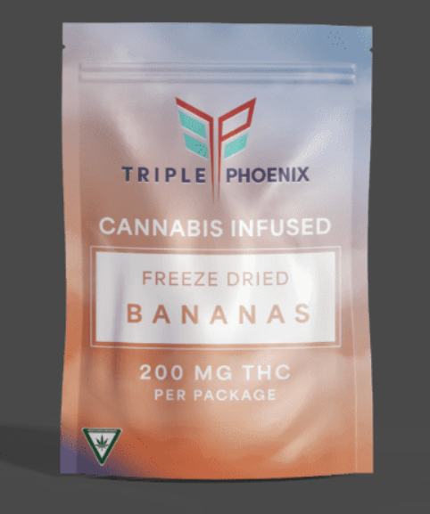 Photograph of product: Freeze Dried Fruit 200mg l Banana l Triple Phoenix