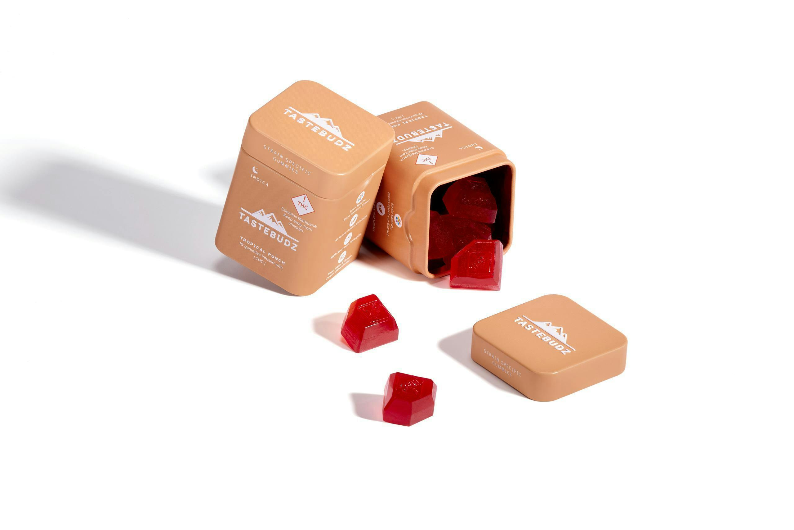 Photograph of product: Tastebudz |100mg Oui'd Rosin Gummies - Tropical Punch