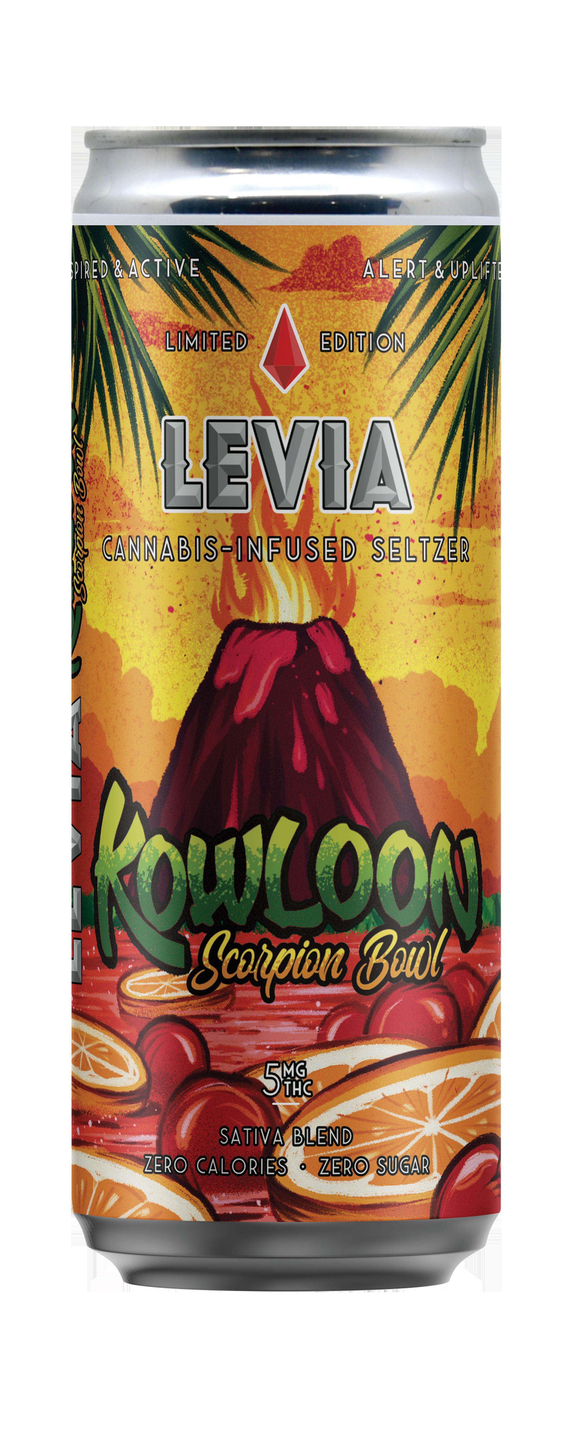 Photograph of product: Levia Kowloon- Scorpion Bowl Seltzer 5mg