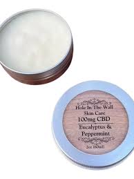 Photograph of product: Hole In the Wall Care - Eucalyptus and Peppermint CBD Salve