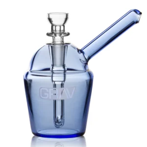Photograph of product: Grav Slush Cup Pocket Bubbler Color: Light Cobalt