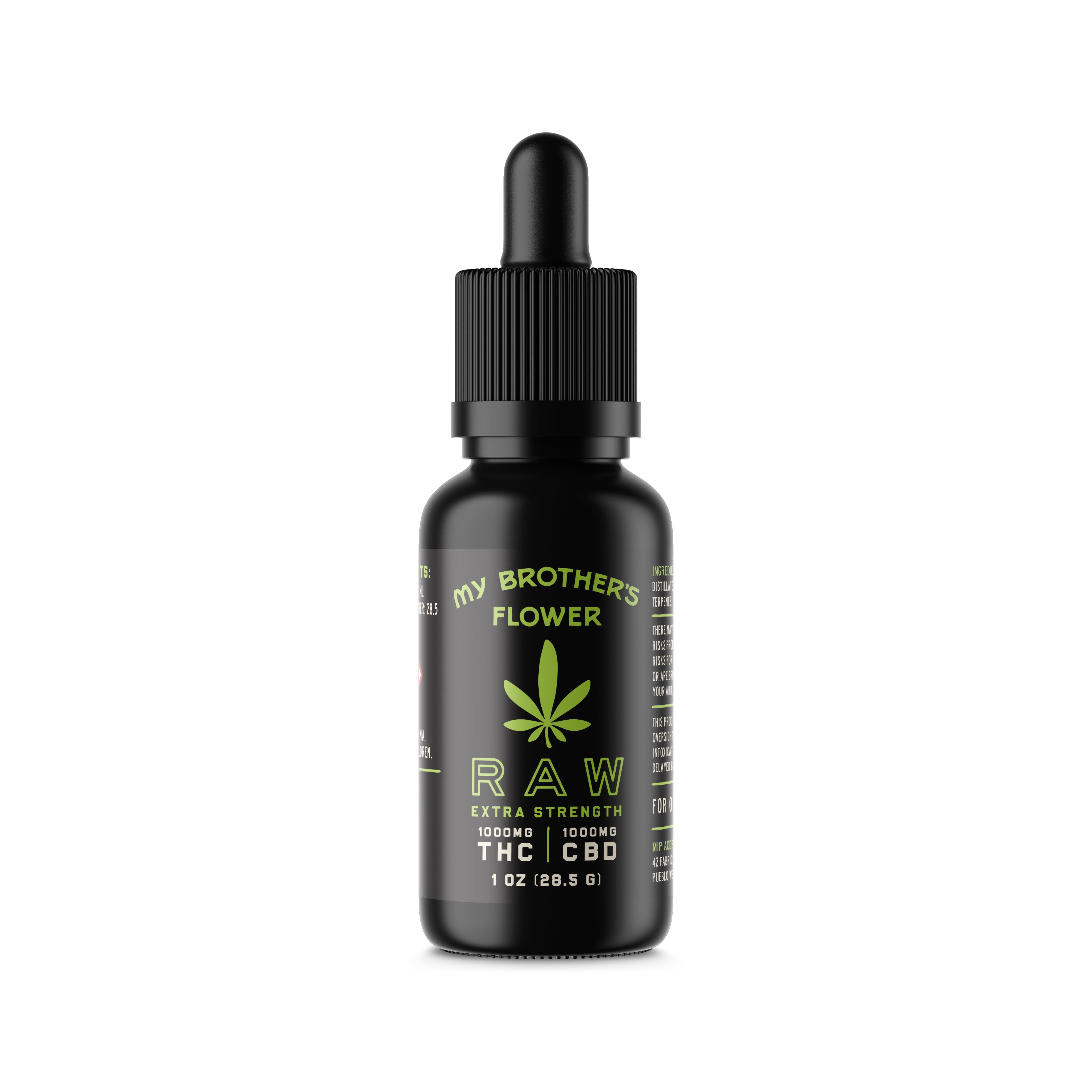 Photograph of product: My Brother's Flower Raw Tincture 1000mg