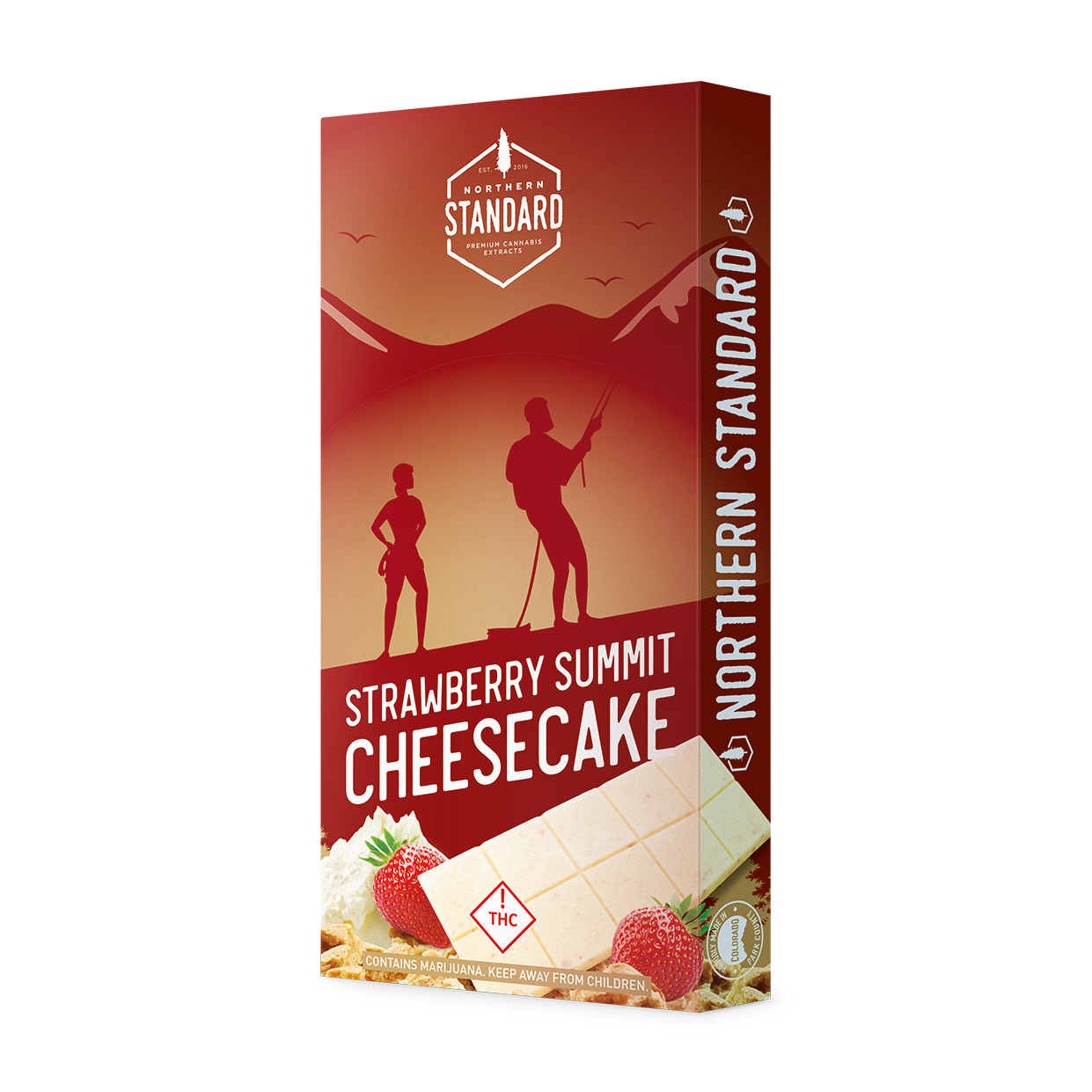 Photograph of Product: Chocolate Bar - Strawberry Summit Cheesecake