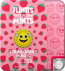 Photograph of product: Flintts Mints | Strawberry Magic | F strength 225