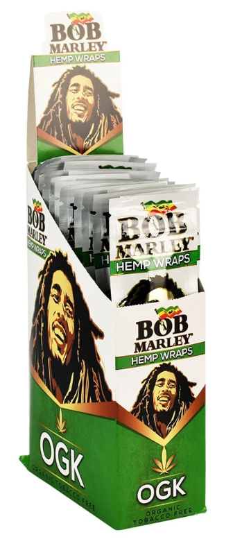 Photograph of product: Bob Marley Hemp Wraps 2pc OGK
