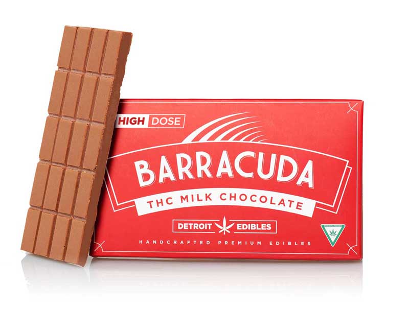 Photograph of product: Barracuda 200mg Milk Chocolate Bar