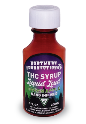 Photograph of product: Northern Connections - Liquid Loud - 200MG Syrup - Green Apple