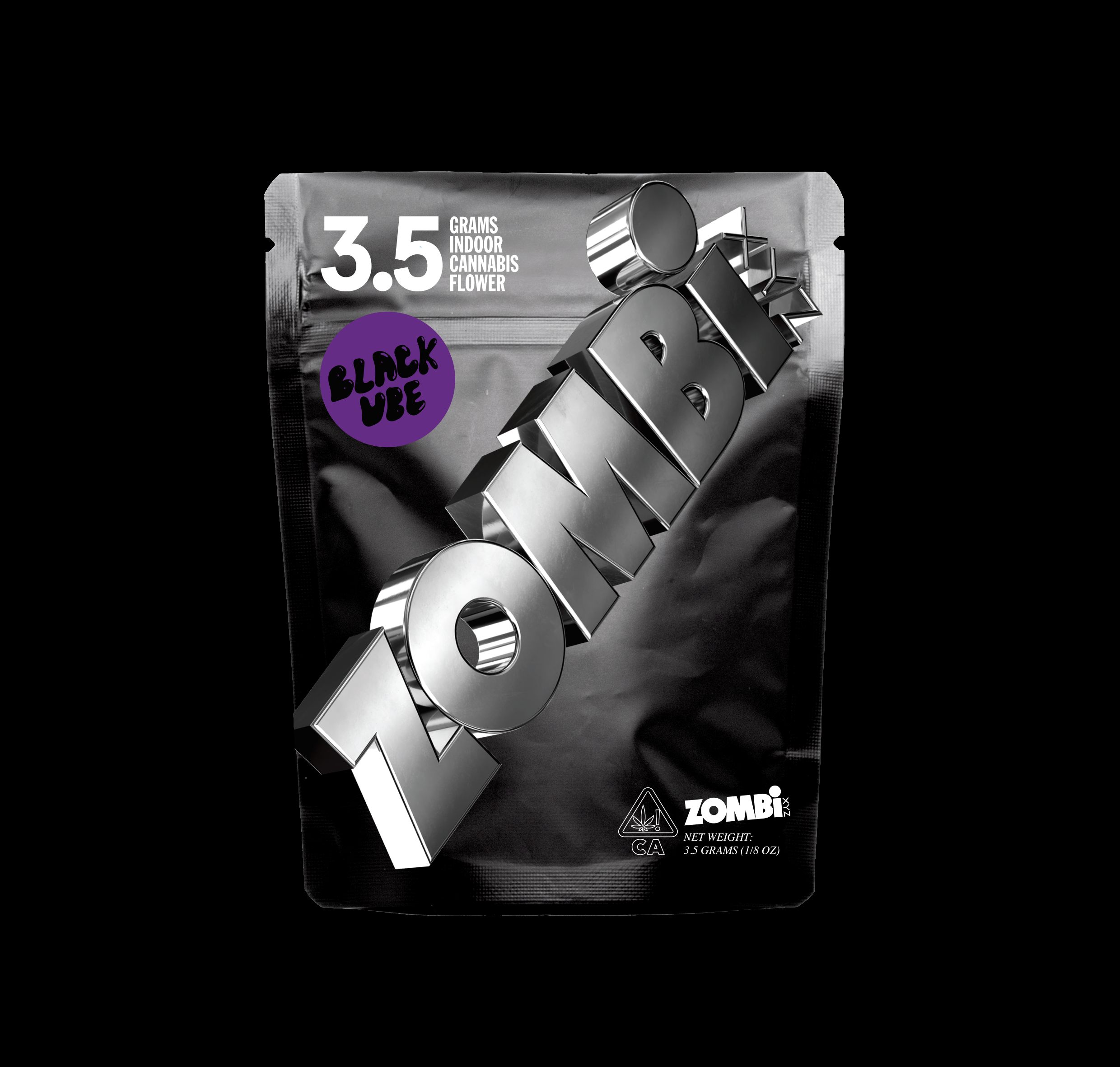 Photograph of product: ZOMBIXYZ Black Ube - 3.5g