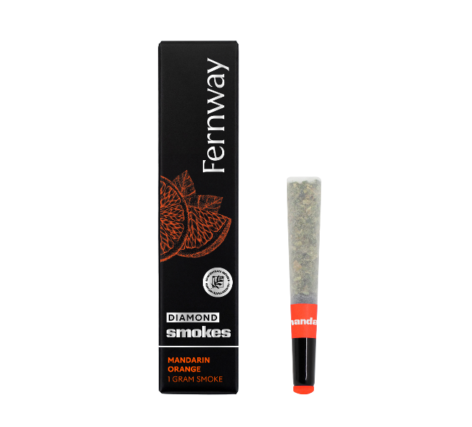 Photograph of product: Mandarin Orange | Diamonds Infused Pre-Roll