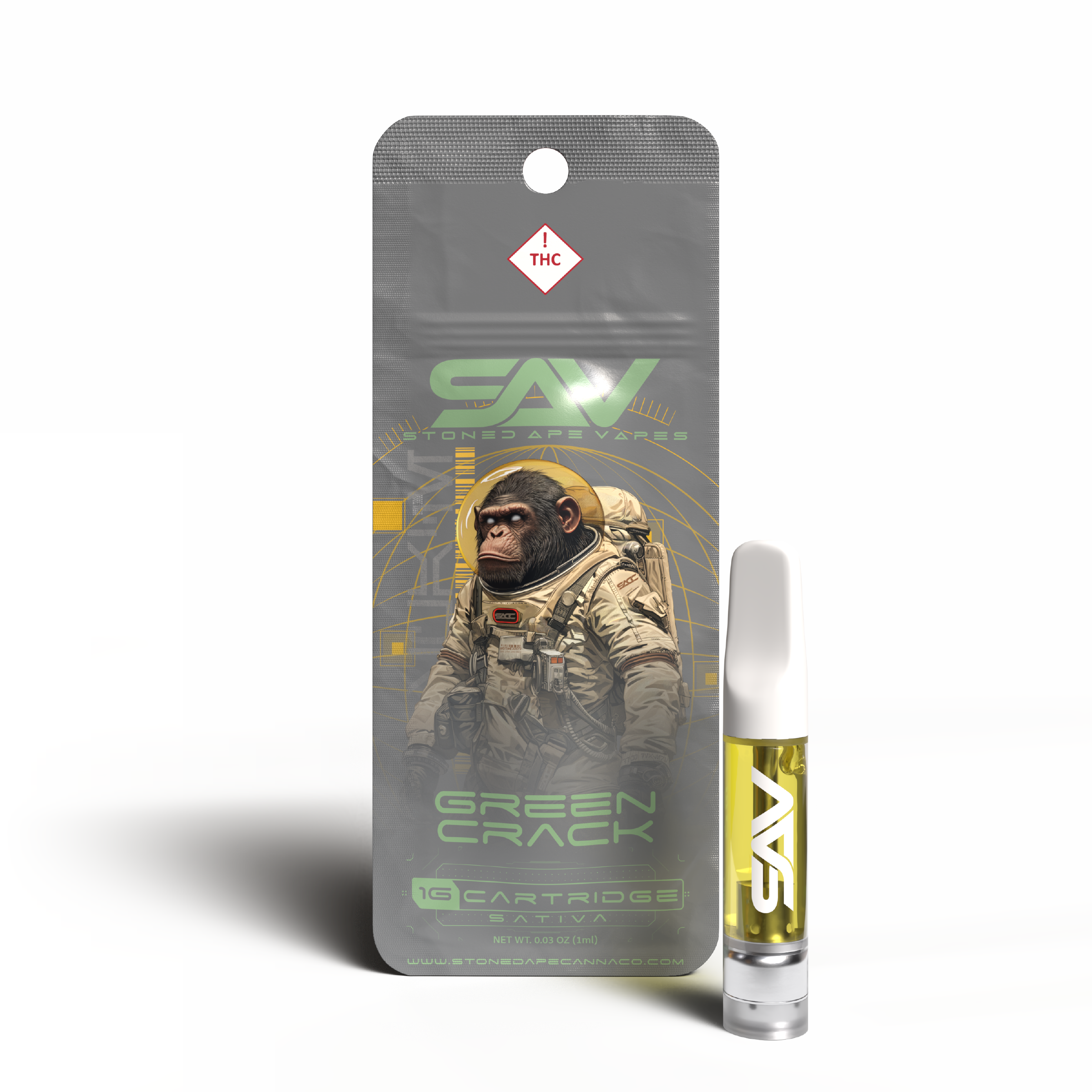Photograph of product: S.A.V. Green Crack 510 Cart