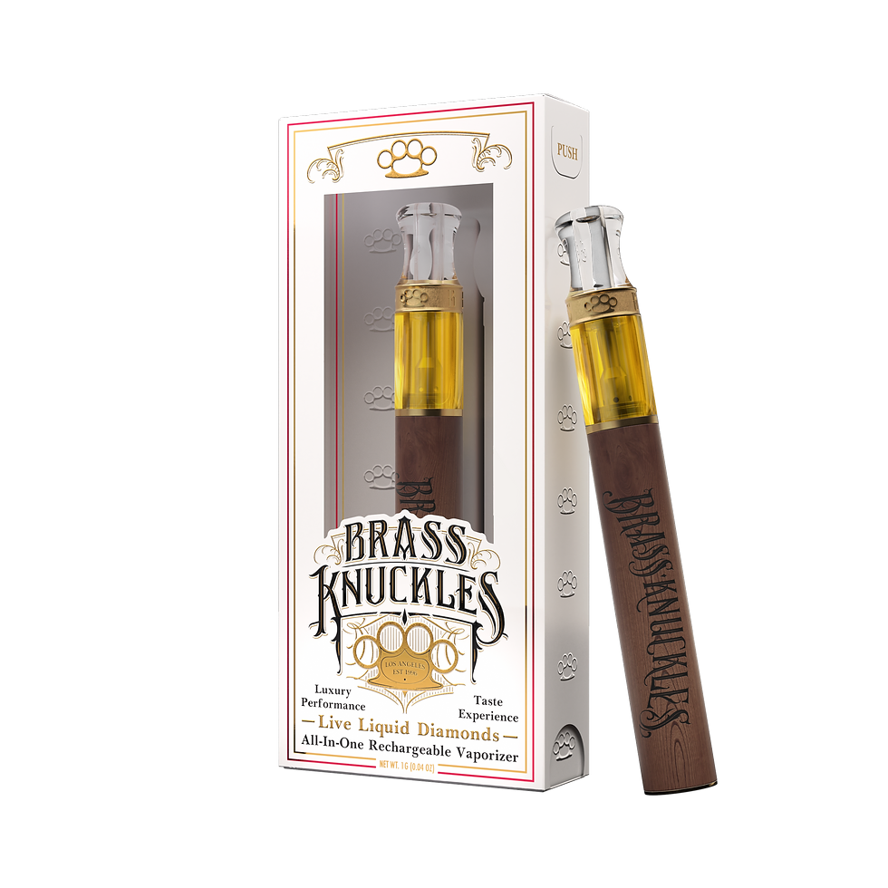 Photograph of product: Brass Knuckles Live Liquid Diamonds AIO Vape | 1g | Guava Gelato