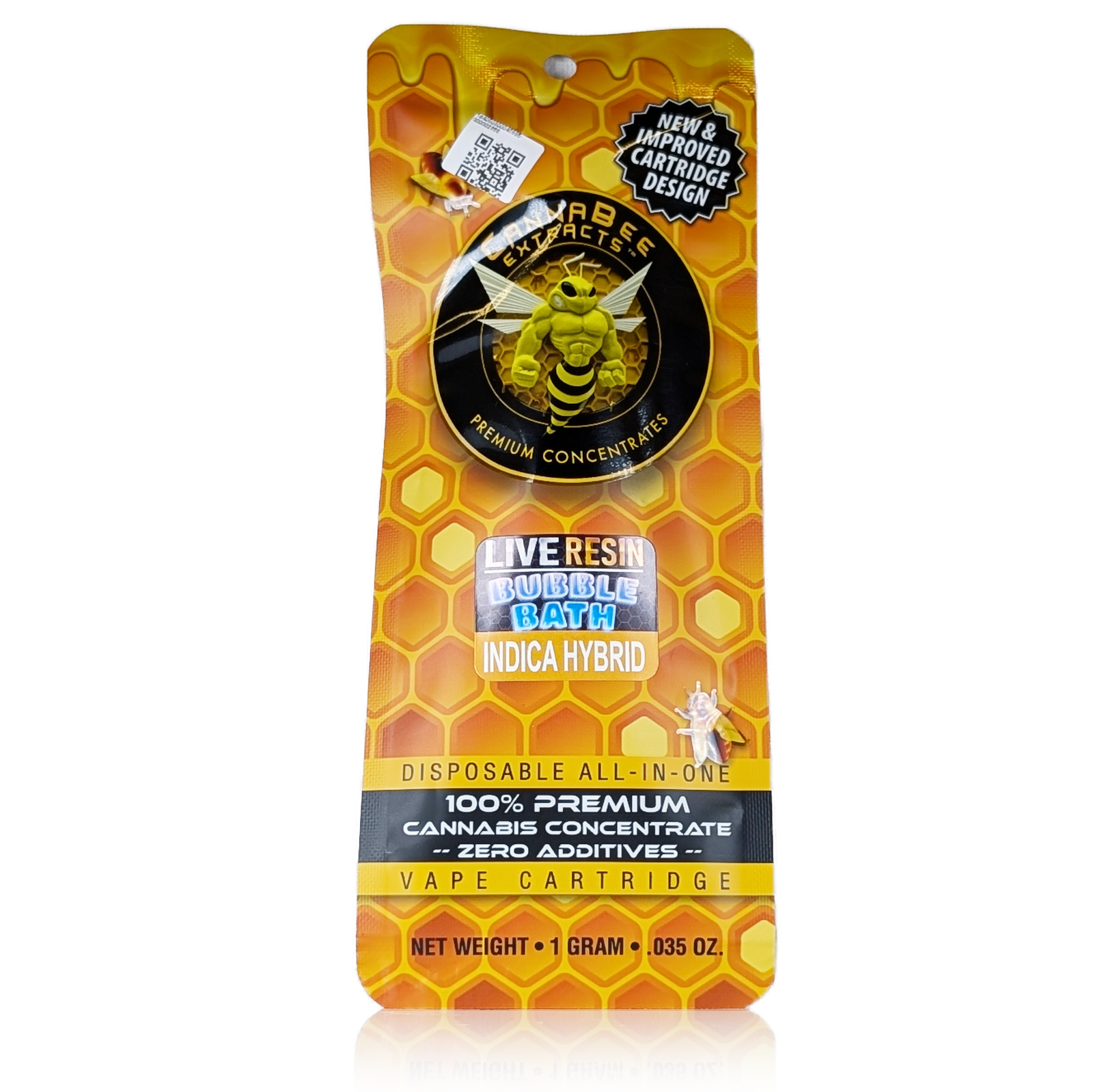 Photograph of product: BUBBLE BATH - LIVE RESIN DISPOSABLE CARTRIDGE