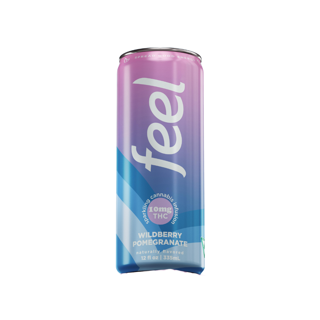 Photograph of product: Feel | Wildberry Pomegranate Seltzer | 10mg