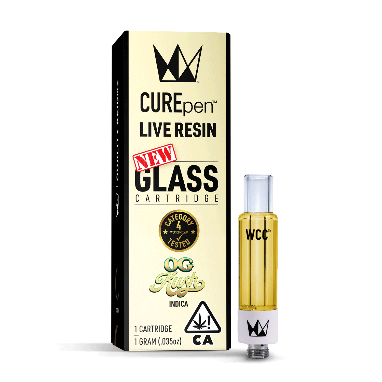 Photograph of product: OG KUSH 1G LIVE RESIN CARTRIDGE - 1 G