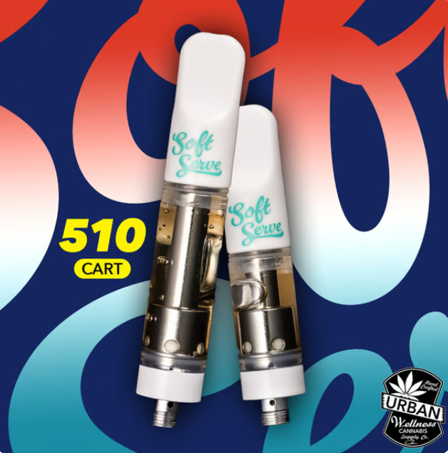 Photograph of product: Soft Serve - Watermelon Kush Cartridge