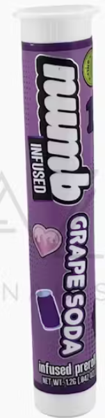 Photograph of product: NUMB INJECTED PRE-ROLL | GRAPE SODA