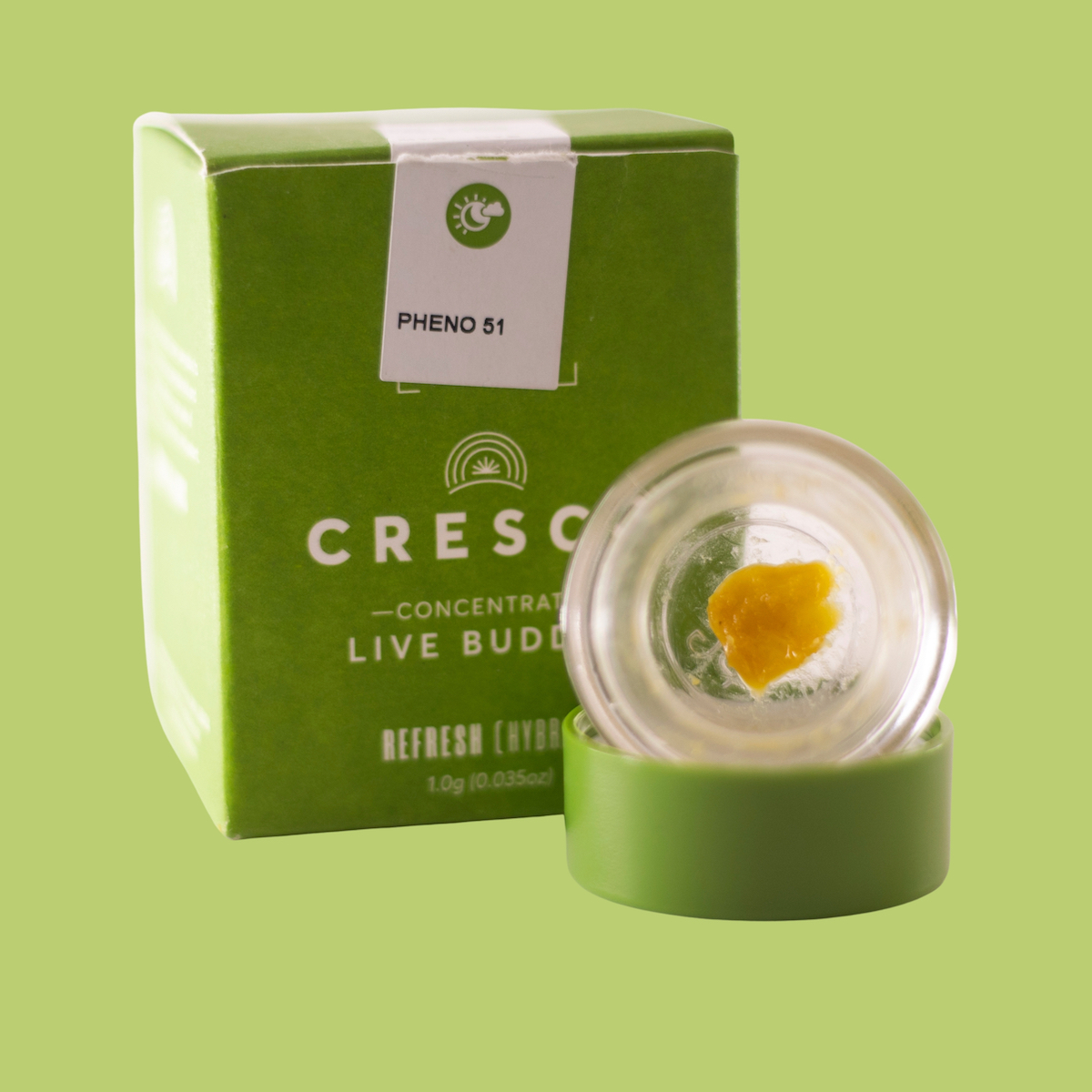 Photograph of product: Cresco - Refresh - Banana Cream Cake - Live Budder - Hybrid - 0.5g