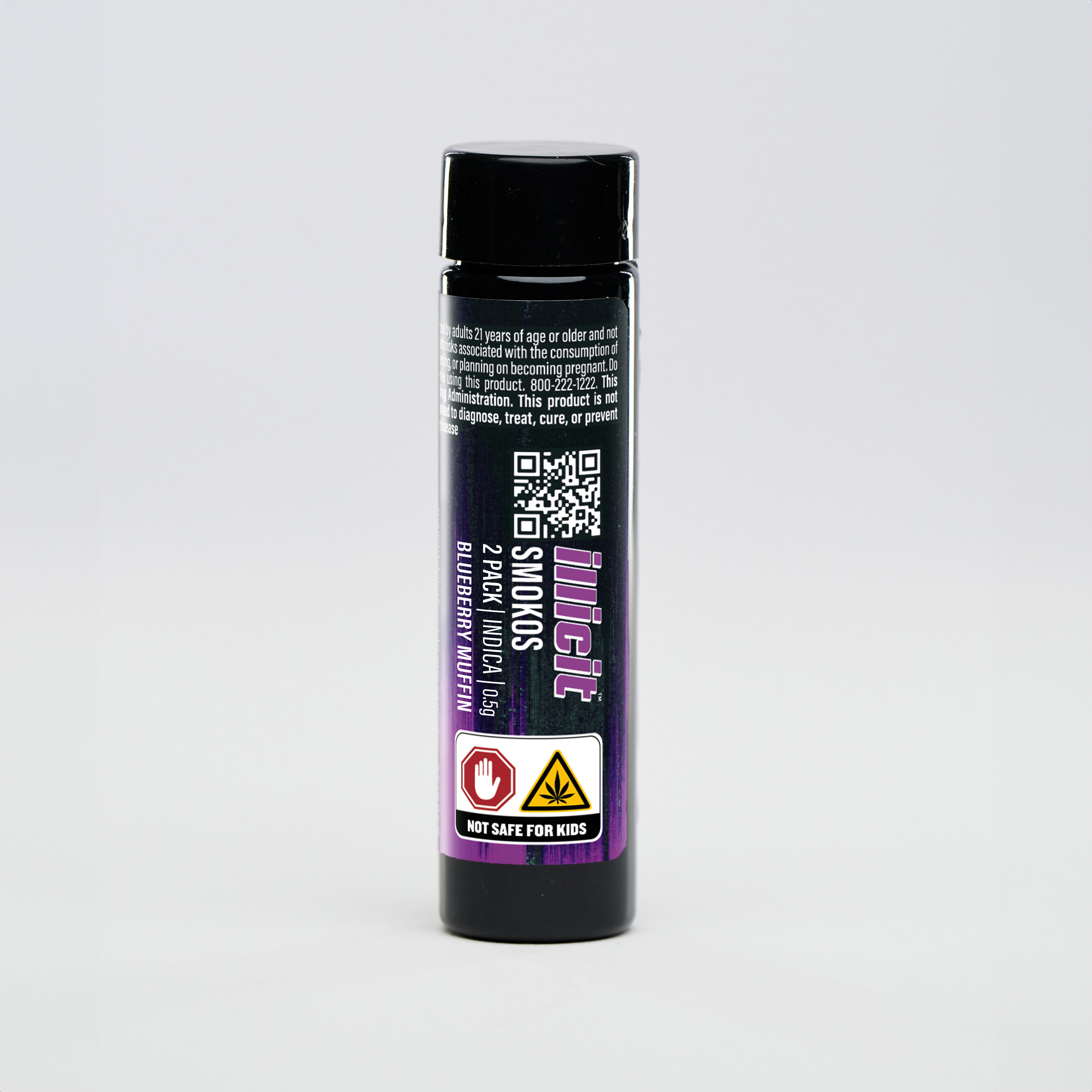 Photograph of product: Blueberry Muffin Smokos Pre-Roll .5g 2-Pack