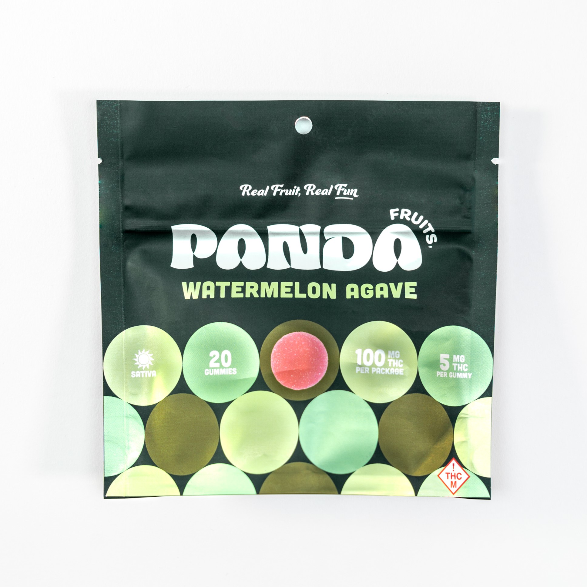 Photograph of product: Panda Fruits - Watermelon Agave - Oui'd - 300mg TH-oui 20pcs.