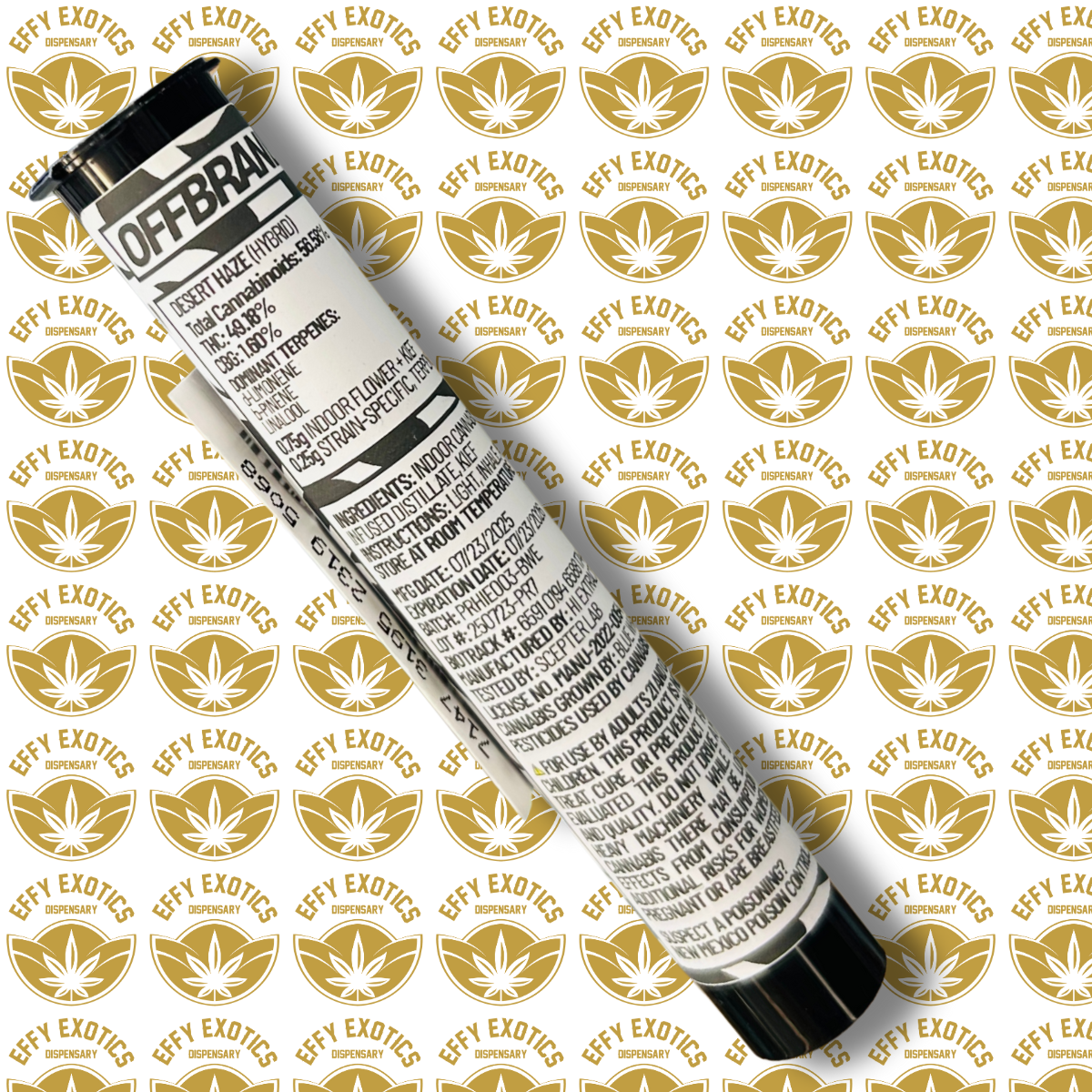 Photograph of product: OFFBRAND - Desert Haze INFUSED PREROLL