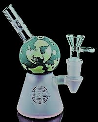 Photograph of product: Bong - 5.5" Planet Earth w/Beaker Base