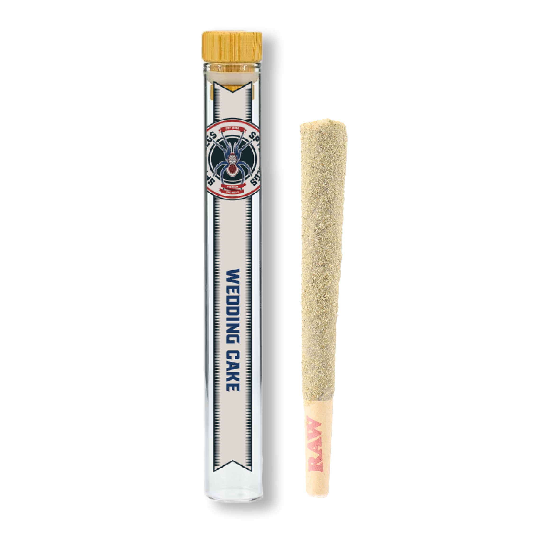 Photograph of Product: 1.25G WEDDING CAKE SPYDER LEGS INFUSED PRE-ROLL