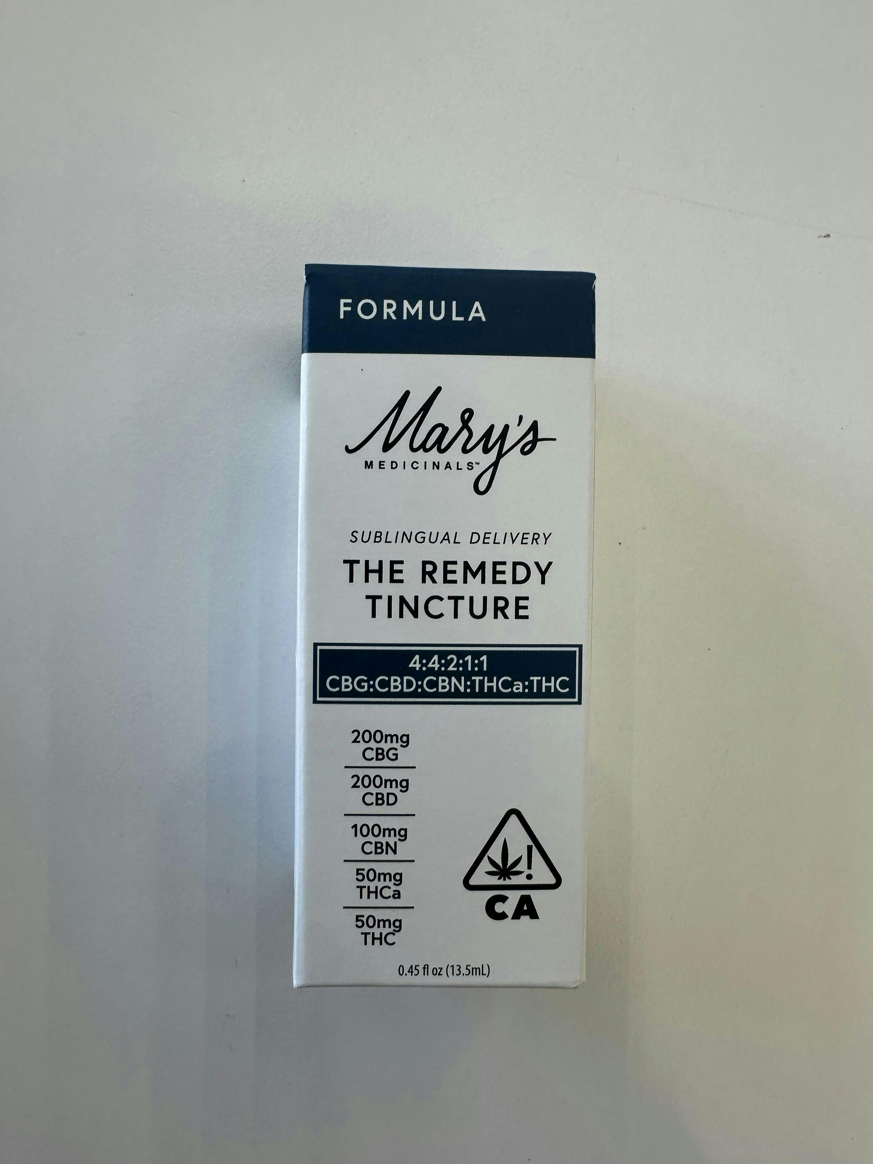 Photograph of product: Mary's Medicinals - Mary's Formula Tincture 0.45 oz