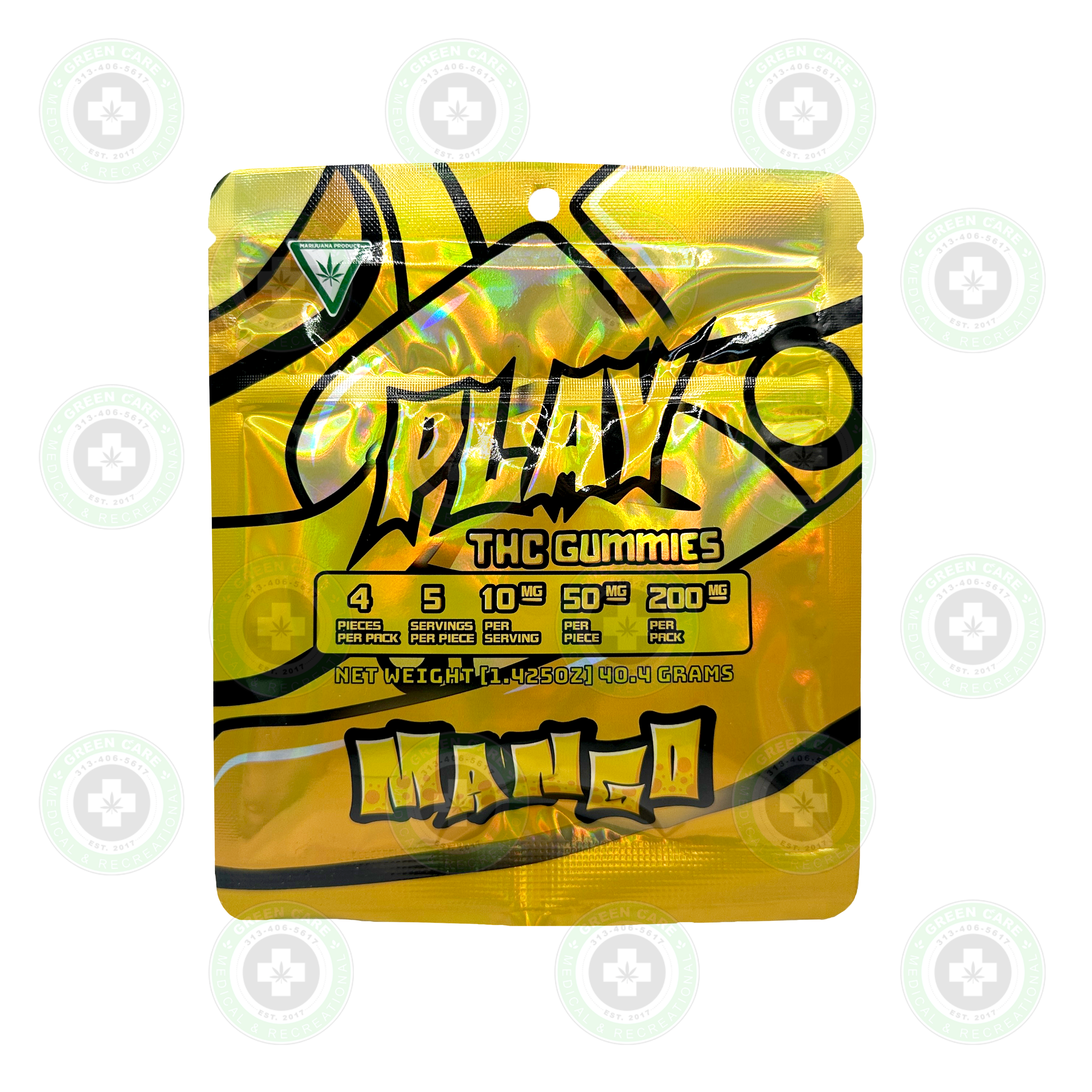 Photograph of product: Play - Mango Gummies 200mg