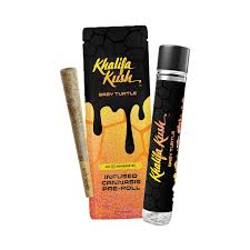 Photograph of product: Baby Turtle Infused Pre-Roll (Khalifa Kush)