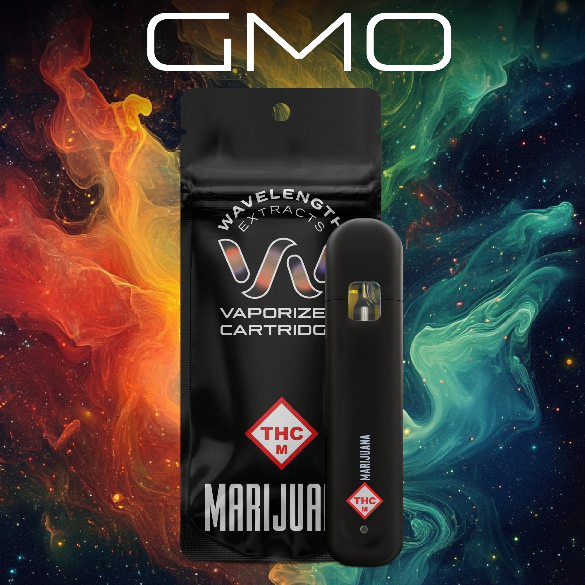 Photograph of product: WAVELENGTH - DISPOSABLE DISTILLATE - 1G - GMO - Oui'd
