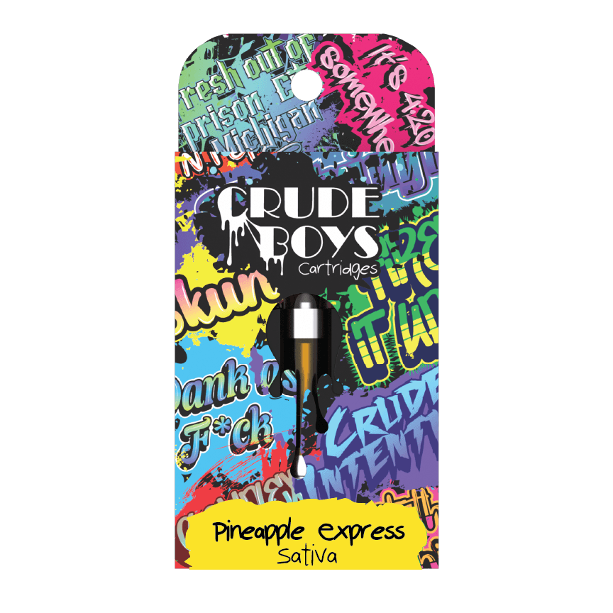 Photograph of product: Crude Boys | 1g Oui'd Cart | Pineapple Express